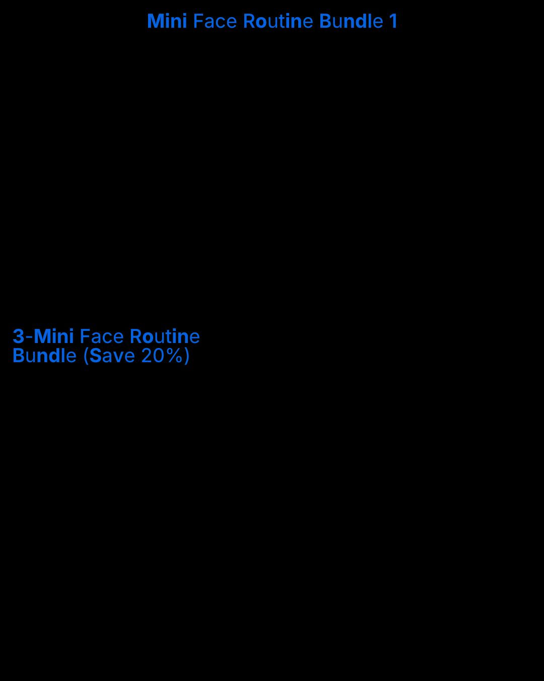 3-Face Routines Bundle (Save 20%)